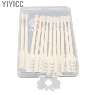 Yiyicc Rotating Double Head Nose Trimmer 12pcs Stainless Steel Manual