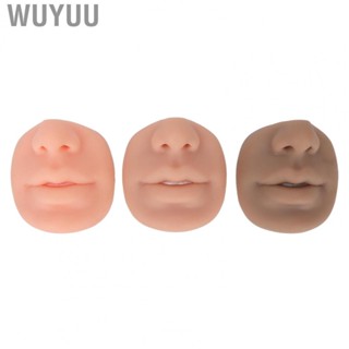 Wuyuu Silicone Human Nose Model  Face Nose Flexible Model Flexible 3 Colors Soft  for Lip Stud