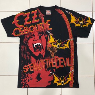 Ozzy OZBOURNE KAOS BAND VINTAGE BOOTLEG SAMPING AOP พิมพ์เต็มรูปแบบ