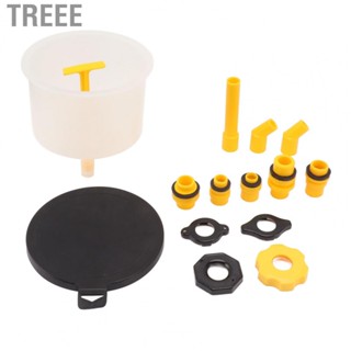 Treee Coolant Filling Funnel Kit  High Toughness Cooling System Fill Kit Reinforced Design Universal Spill Free 15Pcs  for Cars