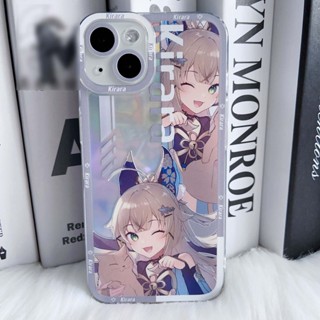 Genshin impact Kirara เคสโทรศัพท์มือถือแบบนิ่ม ใส ลายเลเซอร์ สําหรับ iPhone 14 13 12 11 pro promax x xs xsmax xr 7 8 plus