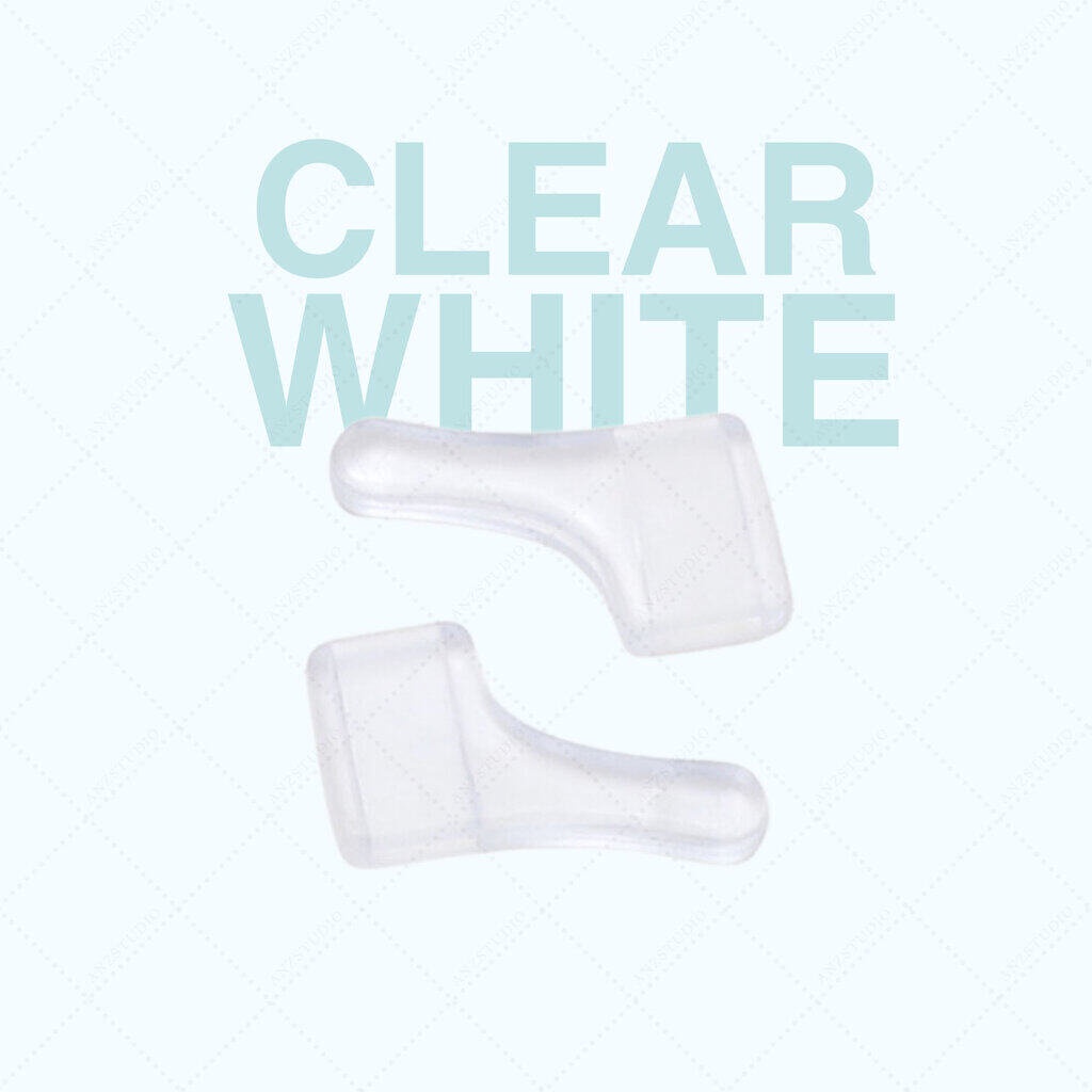 ที่เกี่ยวขาแว่น เกี่ยวหูแว่นตา ทรงตะขอ กันลื่น กันหลุด กระชับแว่น มี 2 สี (1คู่) - รูปที่ 4