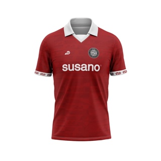 เสื้อยืดแขนสั้น พิมพ์ลาย SUSANO LEGACY RED JERSEY