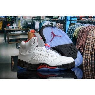 พร้อมส่ง Air Jordan 5 Retro Rukawa Kaede รองเท้าบาสเก็ตบอล AJ5 สําหรับผู้ชาย