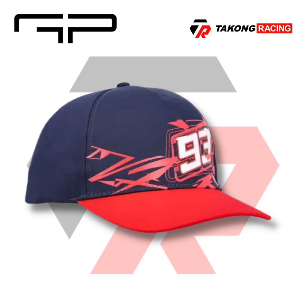 GP Racing Cap -MM93 Cap Midvisor Graphic 93 สีฟ้า (2243003)