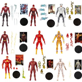 [พร้อมส่ง] Mcfarland โมเดลฟิกเกอร์การ์ตูนภาพยนตร์ DC The Flash สีขาว สําหรับเก็บสะสม