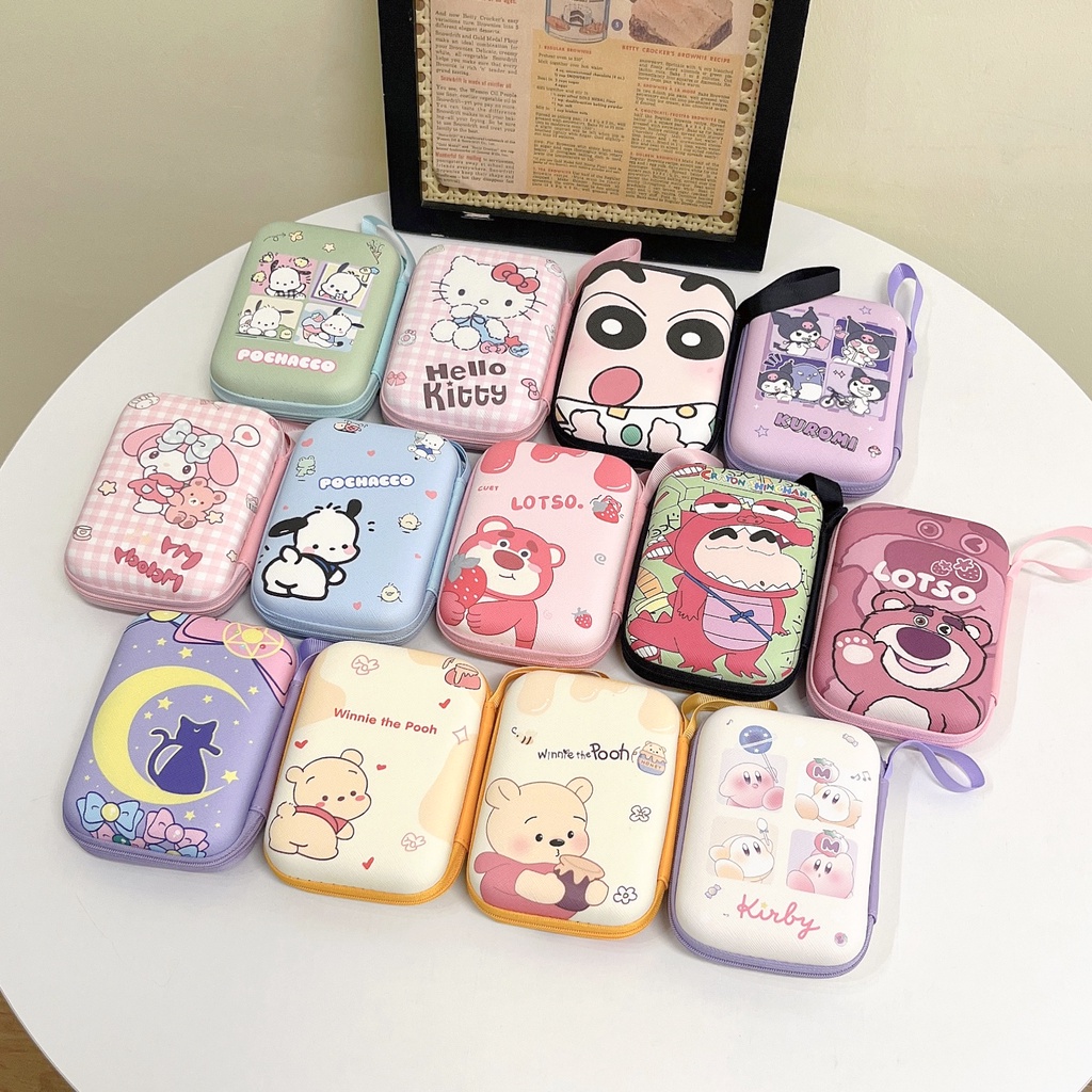 กระเป๋าเก็บของ หนัง PU พรีเมี่ยม ลายการ์ตูนอนิเมะน่ารัก