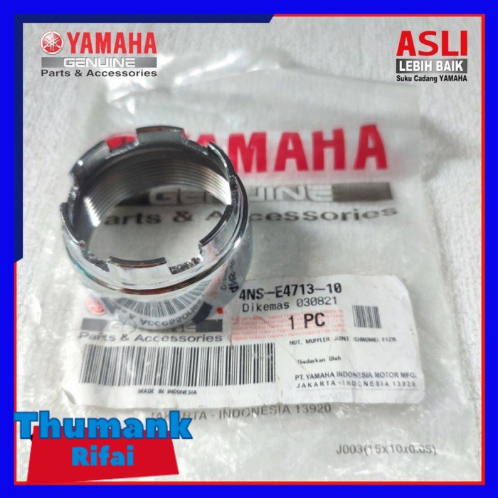 ต้นฉบับ F1ZR F1 4NS-E4713-10 น็อตเชื่อมต่อไอเสีย