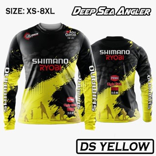 เสื้อกีฬาตกปลา รุ่น Baju Pancing DEEP SEA | Shimano RYOBI PENN เสื้อผ้า ป้องกันรังสียูวี สําหรับตกปลา