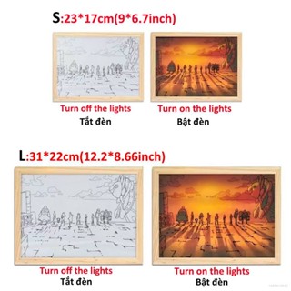 Yyds โคมไฟข้างเตียง ลายวันพีช ลูฟี่ สามสี เรียบง่าย อบอุ่น สําหรับห้องนอน