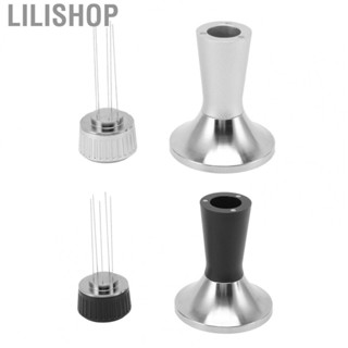 Lilishop Coffee Tamper Stirrer Set Stainless Steel Coffee Tamper Distribution