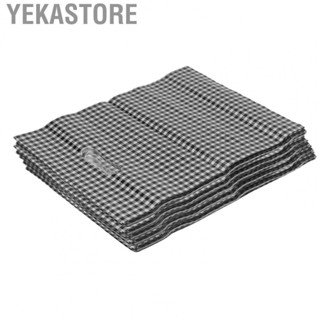 Yekastore Handle Bags  Black White Grid Gift Bags  for Parties