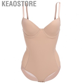 Keaostore Bodysuit  Durable Easy To Wear Shapewear with Bra  for Home for Woman