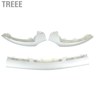 Treee Front Bumper Lower Trim Set  High Strength 3pcs Long Service Life Front Lip Bumper Spoiler Chin Perfect Fit  for Car