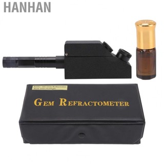 Hanhan Gemstones Refractometer 1.30 To 1.81 Quick Identification High Accuracy DC