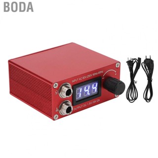 Boda Digital Tattoo Power Supply  Red 60-250V Tattoo Power Supply Strong Power Output Aluminium Alloy LCD   for Tattoo Shop