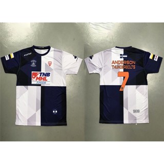 [พร้อมส่ง] ✨ [พิเศษ 2023] เสื้อยืด ลาย Jersey Hoki Anderson Thunderbolts ( MALAYSIA JUNIOR LEAGUE Edisi ) ไซซ์ XS-3XL สําหรับผู้ใหญ่