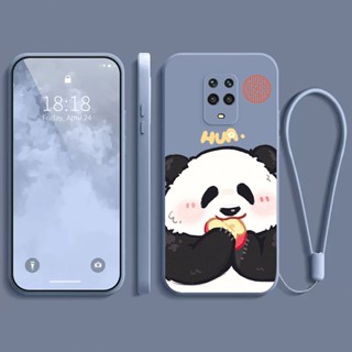 เคส xiaomi Redmi NOTE 9 PRO NOTE 9S เคส กรณีโทรศัพท์นิ่มรูปแบบหมีแพนด้าโชคดี