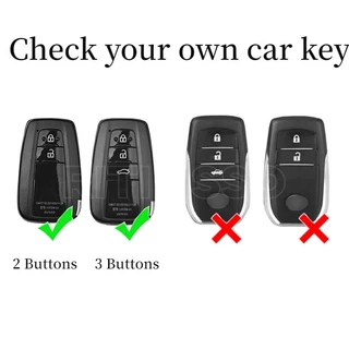 Toyota Key Shell Tpu Soft Cover สําหรับ Prius Camry Corolla C-hr Rav4 Prado 2018-2022