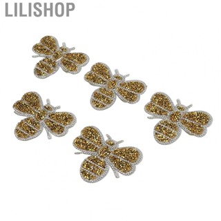 Lilishop Small Bee Rhinestone   Exquisite Workmanship Animals Rhinestone Appliques  for DIY Crafts