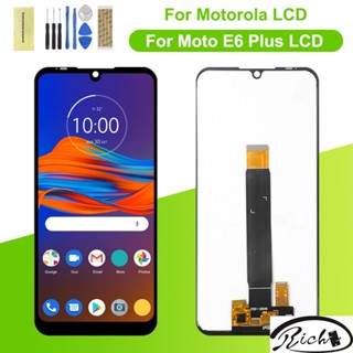 6.1&amp;quot; อะไหล่หน้าจอสัมผัส LCD พร้อมกรอบ สําหรับ Motorola E6 Plus Moto E6Plus PAGA0004