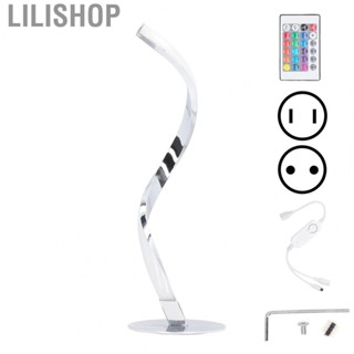 Lilishop Modern RGB Spiral Table Dimmable Lamp Touch  Bedside Bedroom Night Light DP