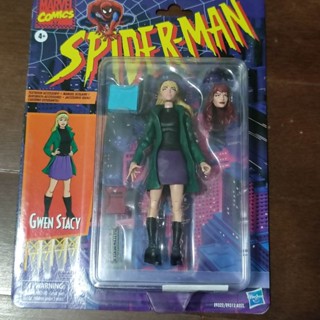 ฟิกเกอร์ Marvel Legends Gwen Stacy Mary Jane Hasbro Spiderman สไตล์เรโทร