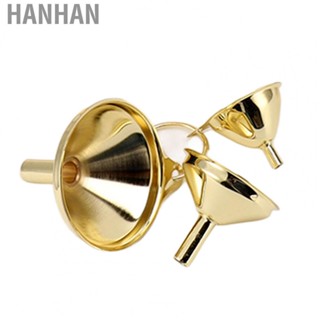 Hanhan Stainless Steel Funnel Set Gold Stainless Steel Funnel for Kitchen