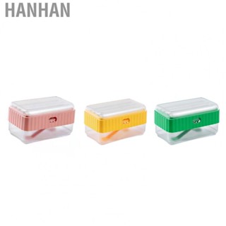 Hanhan Soap Tray  Plastic Multifunctional Lathering Soap Box  for Hotel