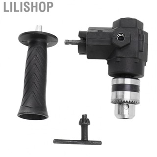 Lilishop 90 Degree Angle Drill  High Hardness Triangle Drive Shaft Right Angle Drill Attachment Strong Bearing  for Hand Drill