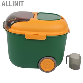 Allinit Rice Bucket Pet  Storage Bin Heat Resisting Multipurpose Idler