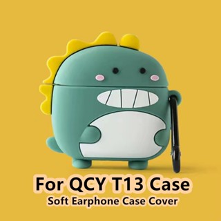 【จัดส่งรวดเร็ว】เคสหูฟัง แบบนิ่ม ลายการ์ตูน สําหรับ QCY T13 QCY T13