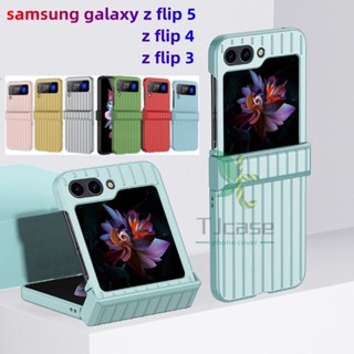 เคสโทรศัพท์มือถือ Pc แบบแข็ง ป้องกัน ประดับมุก วิบวับ สําหรับ Samsung Z Flip 5 Z Flip 4 Z Flip 3 Z Flip 5 4 3