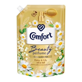 LeeMart น้ำยาปรับผ้านุ่ม คอมฟอร์ท Comfort 470ML คอมฟอท ถุงเติม คอมฟอด ปรับผ้านุ่ม บิวตี้ สีทอง ขนาด 470 มล.