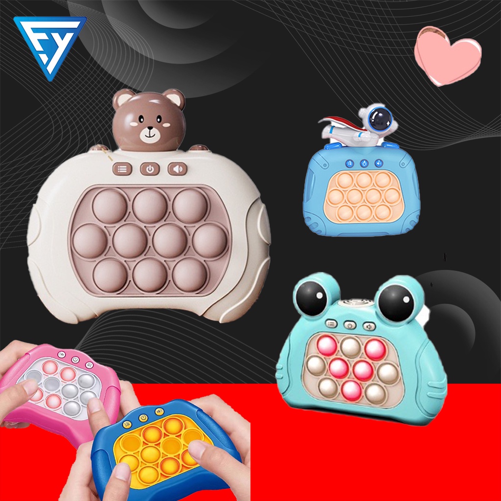 Pop it Ver.2 เกมส์ป็อปอิท เกมกด ของเล่นฝึกทักษะ ของเล่นเสริมพัฒนาการ เครื่องเล่นเกม pop it เกมกด