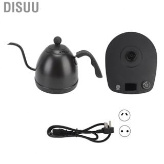 Disuu Electric Water Kettle  Gooseneck Smart Control Temperature Display Stainless Steel Hot Water Kettle  for Hotel