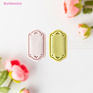 Buildvictor แม่พิมพ์ตัดดินโพลิเมอร์ กรอบลูกไม้ ลายเรขาคณิต สไตล์เรโทร สําหรับทําต่างหู TH