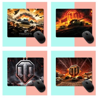 แผ่นรองเมาส์ คีย์บอร์ด ลายการ์ตูน World Of Tanks สําหรับเล่นเกมคอมพิวเตอร์ สํานักงาน