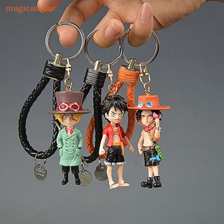 Magicalhour^^ พวงกุญแจ ลายการ์ตูนอนิเมะ One piece Luffy Nami Chopper 1 ชิ้น