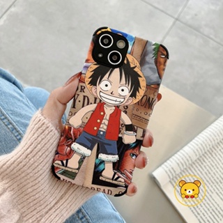 เคสโทรศัพท์มือถือ TPU นิ่ม กันหล่น ลายการ์ตูนลูฟี่ One Piece สําหรับ Vivo Y72 5G Y52 Y75S 5G Y95 Y91 Y91C Y93 Y1S iQOO 8 Pro Z3 5 Pro Z1X Z1 3 5G