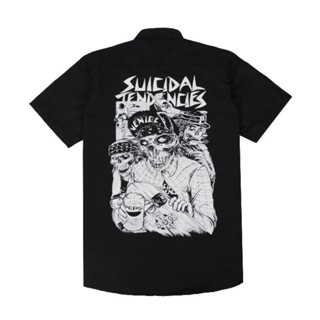 เสื้อยืด ลาย Suicidal TENDENCIES VENICE สีดํา