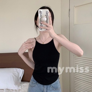 Mymiss1- เสื้อกล้าม สายคล้องสปาเก็ตตี้ ฤดูร้อน สําหรับผู้หญิง