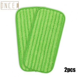 【ONCEMOREAGAIN】Mop Pads Reusable Soft Scrub Pads 12 Inch 2 Pcs For Swifter Wet Jet Mops