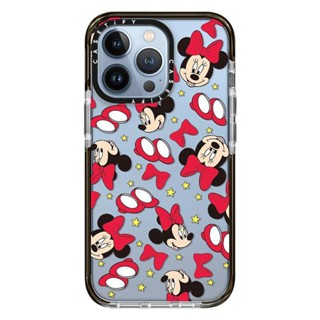 Casetify เคสโทรศัพท์มือถือแบบแข็ง กันกระแทก ลายการ์ตูนมิกกี้ มินนี่เมาส์ สําหรับ iPhone 7 8 Plus XS XR X XS max 11 12 13 14 11 Pro max 12 Pro 13 Pro max 14 Pro max เคส