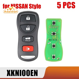 Xhorse XKNI00EN รีโมตกุญแจ 4 ปุ่ม สําหรับ VVDI 5 ชิ้น ต่อล็อต