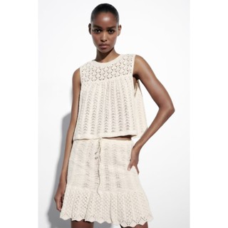  Jacquard เสื้อถัก ผ้าตาข่าย + กระโปรง 2645