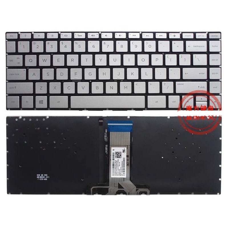 คีย์บอร์ดแล็ปท็อป สําหรับ HP 14S-CR 14S-CF 14-CF 14-DK 14-DP 14S-DP TPN-I135 1135 I130