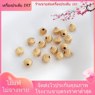 💖เครื่องประดับ DIY ขายส่ง💖ลูกปัดทองแดง ชุบทอง 14k รูปแตงโม ประดับเพชร แฮนด์เมด DIY[ลูกปัด/จี้/สร้อยคอ/สร้อยข้อมือ/กําไลข้อมือ/ต่างหู]