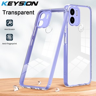 Keysion เคสโทรศัพท์มือถือ TPU PC ใส กันกระแทก ปิดด้านหลัง 2 in 1 สําหรับ Xiaomi Redmi A1 Plus A1+ A2 Plus Redmi A1