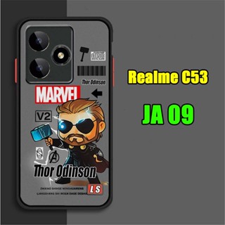 เคสโทรศัพท์ ขอบสีผิวด้าน ตรงรุ่น สำหรับ Realme C53/C51 เคสกันกล้อง เคสกันกระแทก C53 มี13ลาย พร้อมส่งในไทย เคสขอบนิ่ม JA